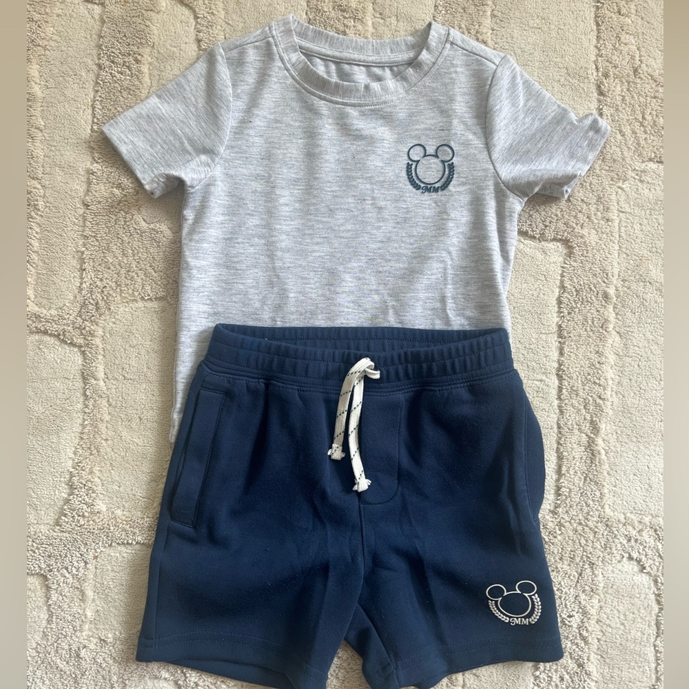 Jamie & Jack x Disney - Toddler Boy Mickey Mouse Outfit, 12-18 Mo